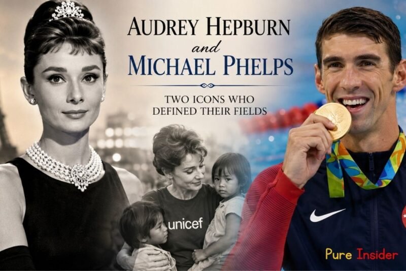 Audrey Hepburn and Michael Phelps: Two Icons Who Defined Their Fields
