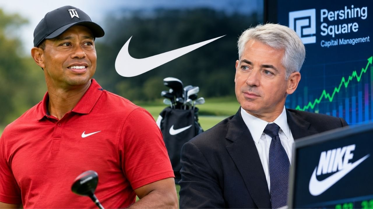 Tiger Woods and Bill Ackman
