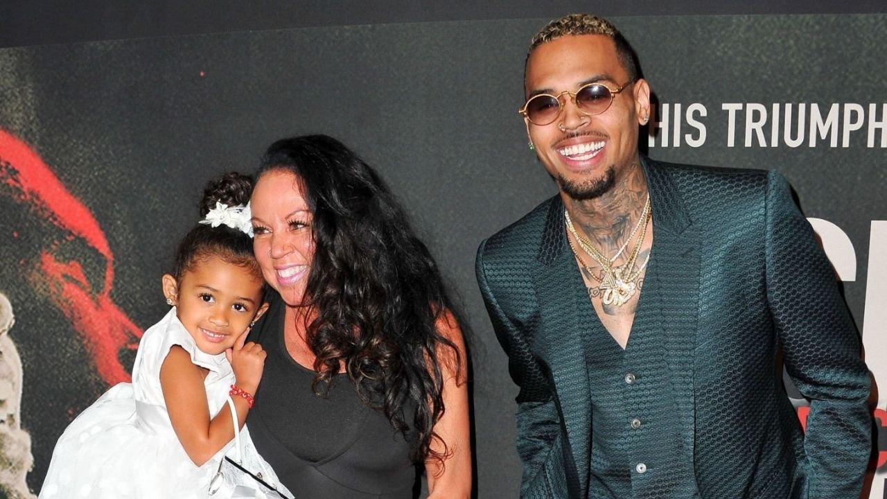 chris brown mom