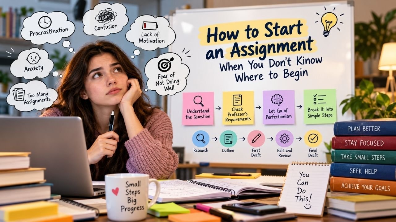 How to Start an Assignment When You Dont Know Where to Begin