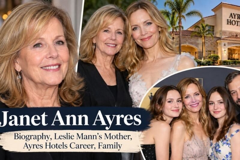 Janet Ann Ayres: Biography, Leslie Mann’s Mother, Ayres Hotels Career, Family