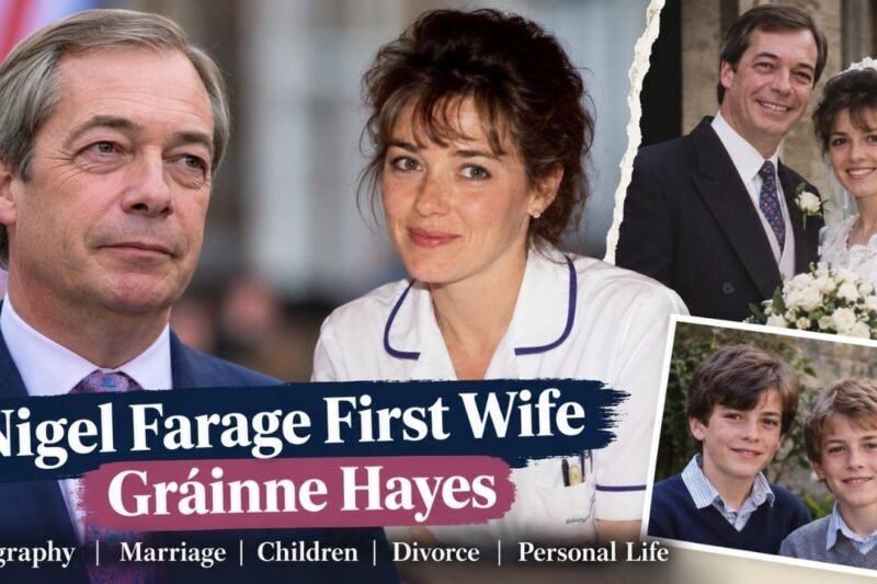 Nigel Farage First Wife: Gráinne Hayes Biography, Age, Marriage, Children, Divorce and Personal Life