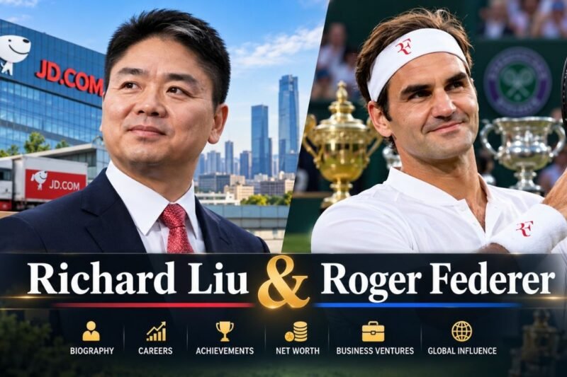 Richard Liu and Roger Federer: Biography, Careers, Achievements, Net Worth and Global Influence